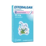EFFERALGAN 80mg 10 czop