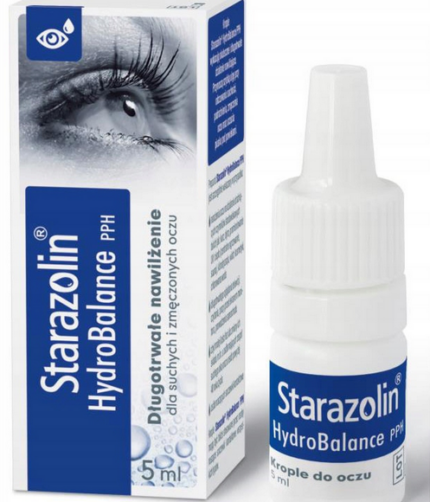 STARAZOLIN HYDRO BALANCE krople do oczu 5ml