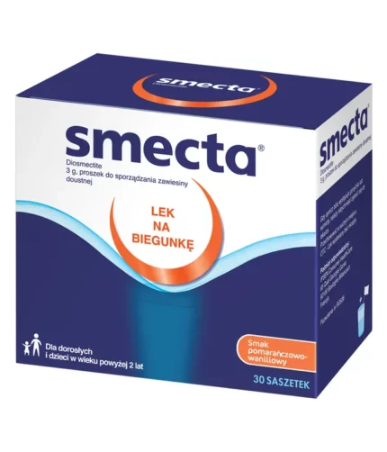 Smecta, proszek w saszetkach, smak pomarańczowo-waniliowy, 3 g, 10 szt.