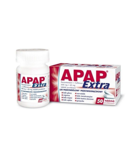 APAP EXTRA - 50 tabletek