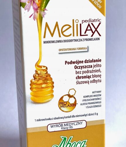 MELILAX ADULT x6 szt. Aboca Mikrowlewka Doodbytnicza na Zaparcia Dorośli