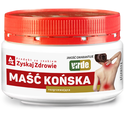 Maść Końska Rozgrzewająca, 350 g. Zyskaj Zdrowie/Virde