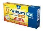 D-Vitum Forte 2000 j.m. K2 MK-7, 30 kapsułek
