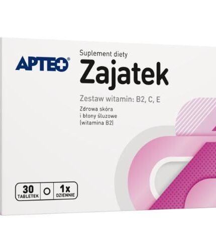 Zajatek, witamina B2+C+E, Apteo, 30 tabletek